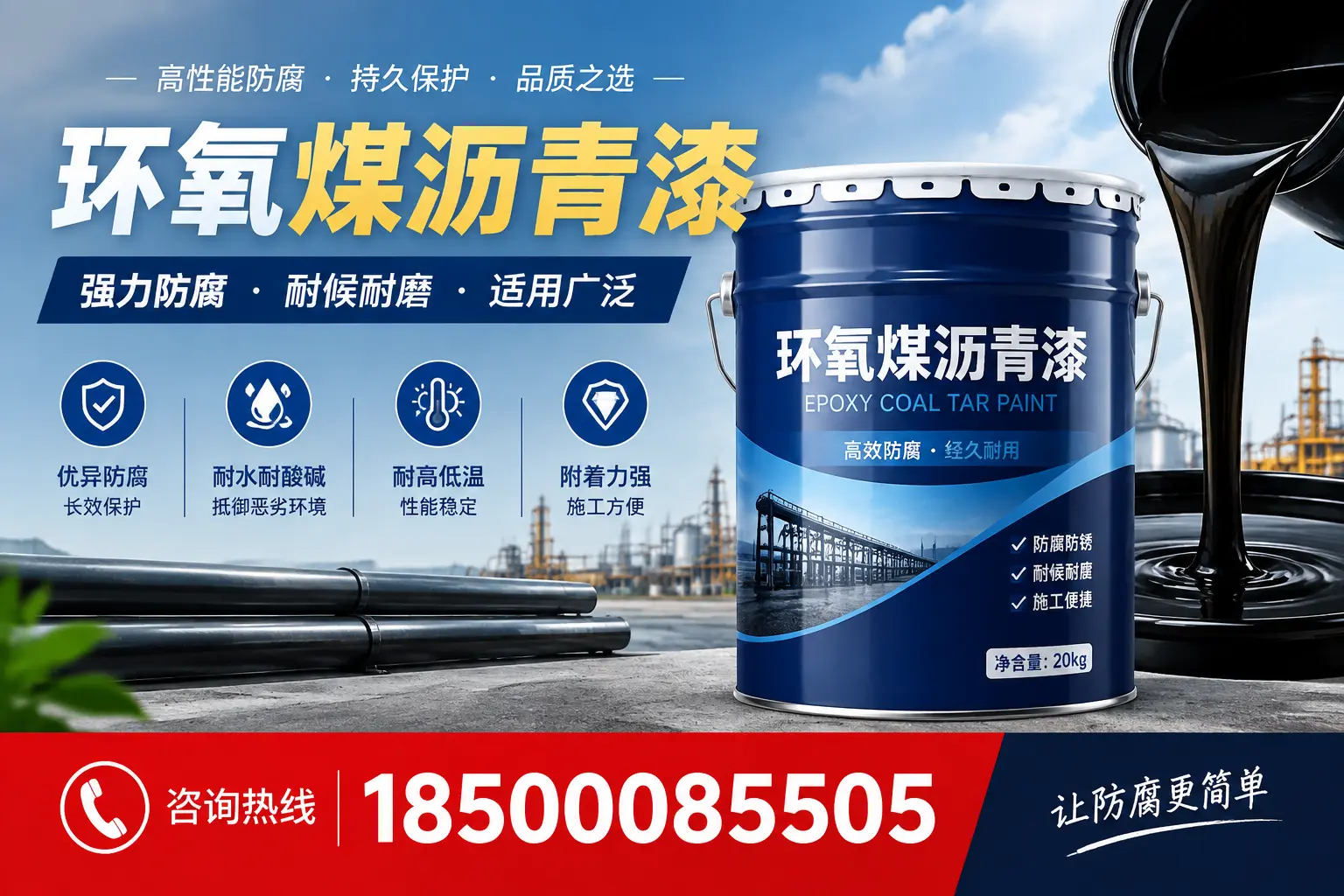 环氧煤沥青漆在不同气候条件下的表现分析,文山适用性